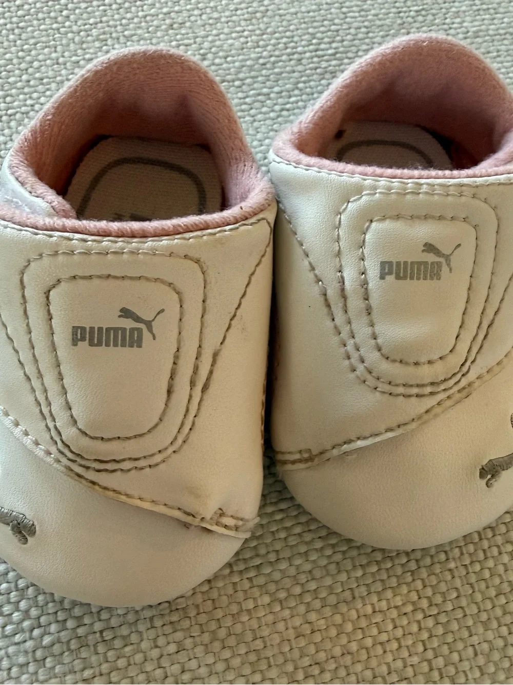 Puma Drift Cat II Crib Infant Sneakers White and Pink - Size 1